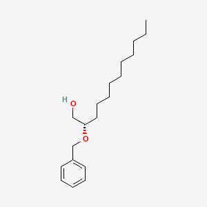 molecular formula C19H32O2 B8483173 (S)-2-(benzyloxy)dodecan-1-ol CAS No. 85514-83-6