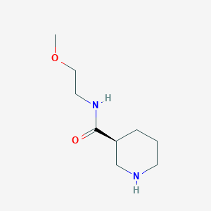 (S)-N-(2-methoxyethyl)piperidine-3-carboxamide