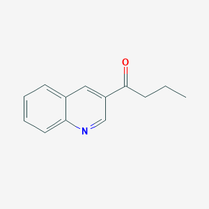 molecular formula C13H13NO B8483242 (3-Quinolinyl)-1-butanone 