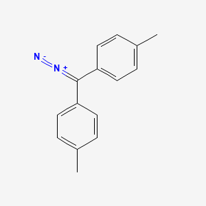 molecular formula C15H14N2 B8483277 Benzene, 1,1'-(diazomethylene)bis[4-methyl- CAS No. 1143-91-5