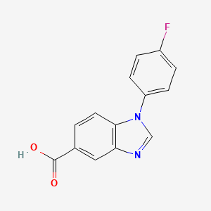 1-(4-Fluorophenyl)-1H-benzo[d]imidazole-5-carboxylic acid