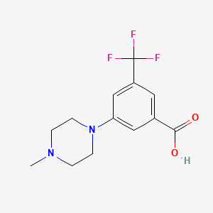 3-(4-methylpiperazin-1-yl)-5-(trifluoromethyl)benzoic acid