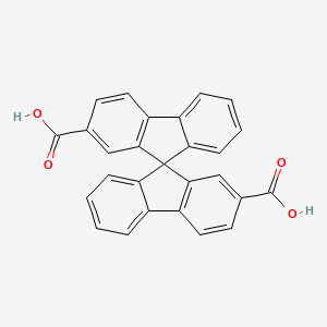 molecular formula C27H16O4 B8483390 9,9'-spirobi[fluorene]-2,2'-dicarboxylic Acid CAS No. 7242-30-0