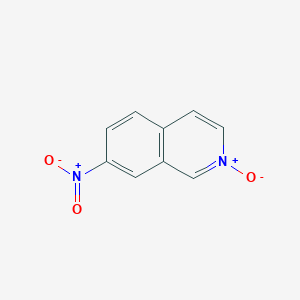molecular formula C9H6N2O3 B8483408 7-nitroisoquinoline N-oxide 