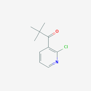 molecular formula C10H12ClNO B8483411 1-(2-Chloro-3-pyridyl)-2,2-dimethylpropan-1-one 