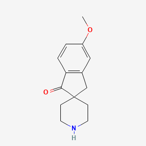 molecular formula C14H17NO2 B8483466 5-methoxyspiro[indene-2,4'-piperidin]-1(3H)-one 