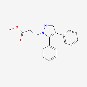 Methyl 3-(4,5-diphenyl-1H-pyrazol-1-yl)propanoate