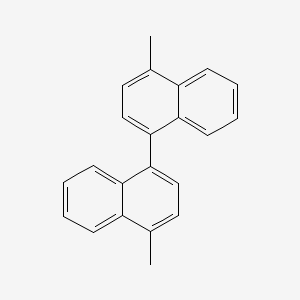 molecular formula C22H18 B8483475 1-Methyl-4-(4-methylnaphthalen-1-yl)naphthalene CAS No. 19224-41-0