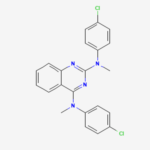 N~2~,N~4~-Bis(4-chlorophenyl)-N~2~,N~4~-dimethylquinazoline-2,4-diamine