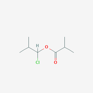molecular formula C8H15ClO2 B8483528 1-Chloro-2-methylpropyl isobutyrate 
