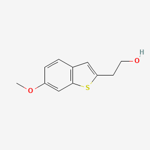 molecular formula C11H12O2S B8483595 6-Methoxybenzo[b]thiophene-2-ethanol 