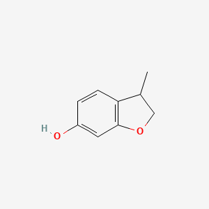 molecular formula C9H10O2 B8483601 6-Hydroxy-3-methyl-2,3-dihydrobenzofuran 