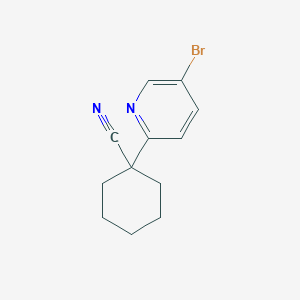 1-(5-Bromopyridin-2-yl)cyclohexanecarbonitrile