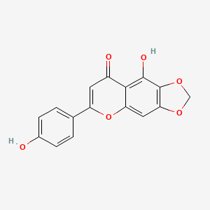 molecular formula C16H10O6 B8483729 Kanzakiflavone 2 