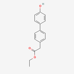 Ethyl 4-(4-hydroxyphenyl)phenylacetate