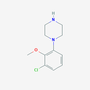 Piperazine, 1-(3-chloro-2-methoxyphenyl)-