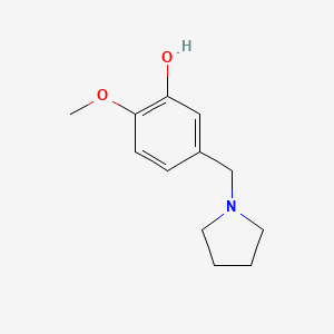 2-Methoxy-5-(pyrrolidin-1-ylmethyl)phenol
