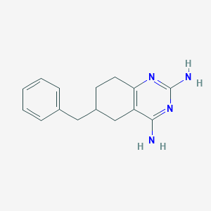 6-Benzyl-5,6,7,8-tetrahydroquinazoline-2,4-diamine