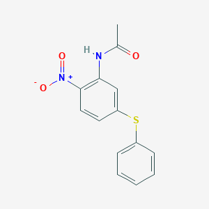 N-[2-Nitro-5-(phenylsulfanyl)phenyl]acetamide