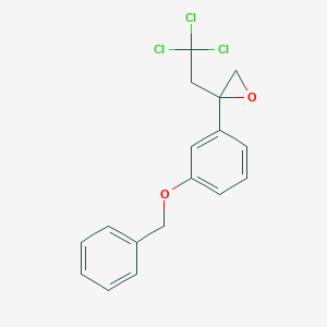 2-[3-(Benzyloxy)phenyl]-2-(2,2,2-trichloroethyl)oxirane