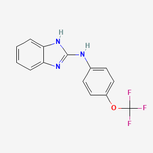 N-[4-(Trifluoromethoxy)phenyl]-1H-benzimidazol-2-amine