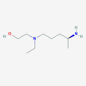 molecular formula C9H22N2O B8483870 (S)-2-((4-Aminopentyl)(ethyl)amino)ethanol CAS No. 155204-10-7