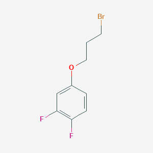 molecular formula C9H9BrF2O B8483876 4-(3-Bromopropoxy)-1,2-difluorobenzene 