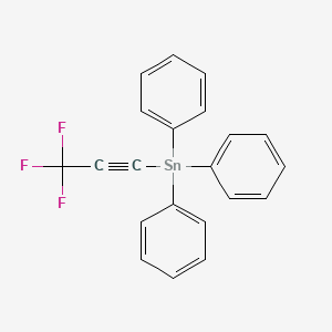 Stannane, triphenyl(3,3,3-trifluoro-1-propynyl)-