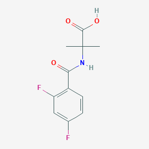 N-(1-Carboxy-1-methylethyl)-2,4-difluorobenzamide
