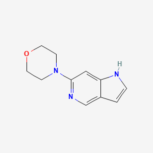 molecular formula C11H13N3O B8484009 6-Morpholin-4-yl-1H-pyrrolo[3,2-c]pyridine 