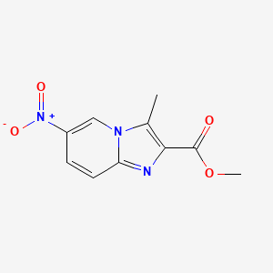 Methyl 3-methyl-6-nitroimidazo[1,2-a]pyridine-2-carboxylate