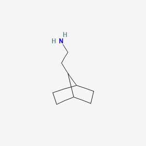 molecular formula C9H17N B8484077 2-(Bicyclo[2.2.1]hept-7-yl)ethylamine 