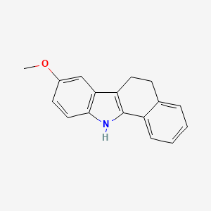 molecular formula C17H15NO B8484093 8-Methoxy-6,11-dihydro-5H-benzo[a]carbazole 