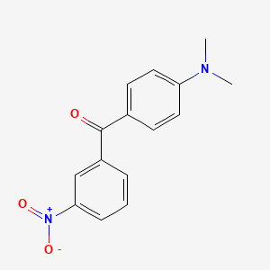 molecular formula C15H14N2O3 B8484107 [4-(Dimethylamino)phenyl](3-nitrophenyl)methanone CAS No. 83699-49-4