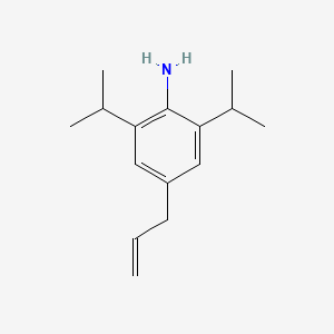 molecular formula C15H23N B8484113 2,6-Di(propan-2-yl)-4-(prop-2-en-1-yl)aniline CAS No. 367281-62-7