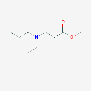 molecular formula C10H21NO2 B8484138 Methyl beta-dipropylaminopropionate 