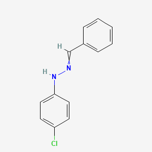molecular formula C13H11ClN2 B8484170 Benzaldehyde-p-chlorophenylhydrazone 