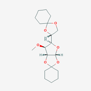 molecular formula C19H30O6 B084842 1,2:5,6-di-o-Cyclohexylidene-3-o-methyl-alpha-D-glucofuranose CAS No. 13440-19-2