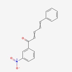 1-(3-Nitrophenyl)-5-phenylpenta-2,4-dien-1-one