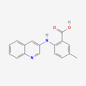 5-Methyl-2-(quinolin-3-ylamino)benzoic acid