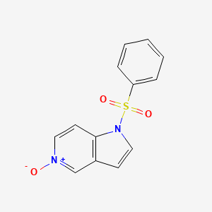 1-Benzenesulfonyl-1H-pyrrolo[3,2-c]pyridine 5-oxide