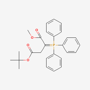 molecular formula C27H29O4P B8484233 4-Tert-butyl 1-methyl 2-(triphenylphosphoranylidene)succinate 