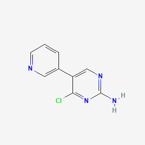 4-Chloro-5-(pyridin-3-yl)pyrimidin-2-amine