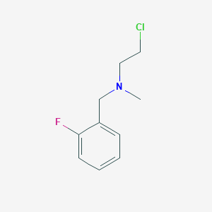 2-(N-(2-fluorobenzyl)-N-methylamino)ethyl chloride