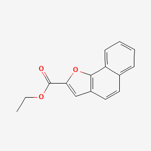 molecular formula C15H12O3 B8484306 Ethyl naphtho[1,2-B]furan-2-carboxylate CAS No. 74222-20-1