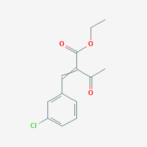 Ethyl 2-acetyl-3-(3-chlorophenyl)acrylate