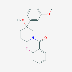 3-Piperidinol, 1-(2-fluorobenzoyl)-3-(3-methoxyphenyl)-