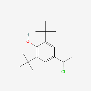 2,6-Di-tert-butyl-4-(1-chloroethyl)phenol