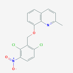 8-(2,6-Dichloro-3-nitrobenzyloxy)-2-methylquinoline