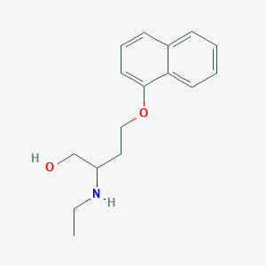 2-(Ethylamino)-4-(1-naphthyloxy)-1-butanol